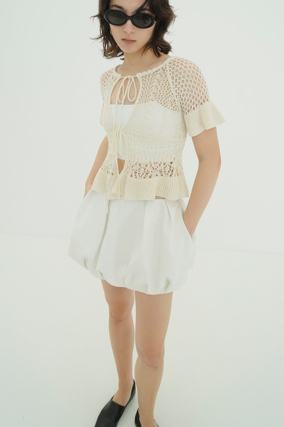 DAD MESH BALLOON SKIRT