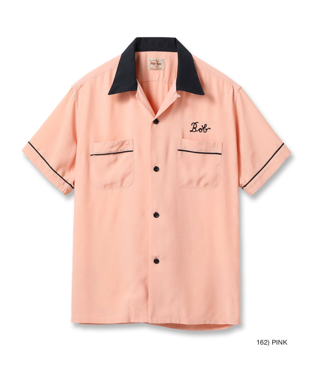 RAYON BOWLING SHIRT “PIPING”