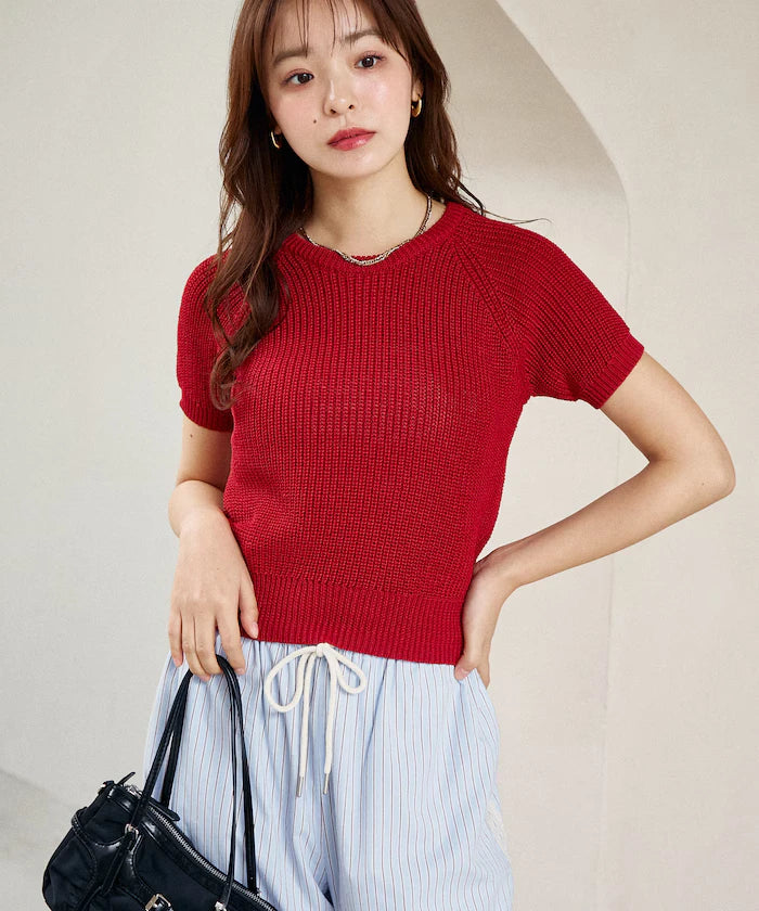Compact Summer Knit with Purl Stitch - Limited Expansion