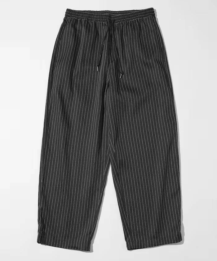 Spindle Stripe Easy Wide Pants / Compatible with Setup