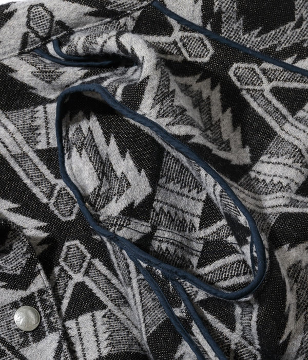 NATIVE AMERICAN WOOL BLANKET JACKET