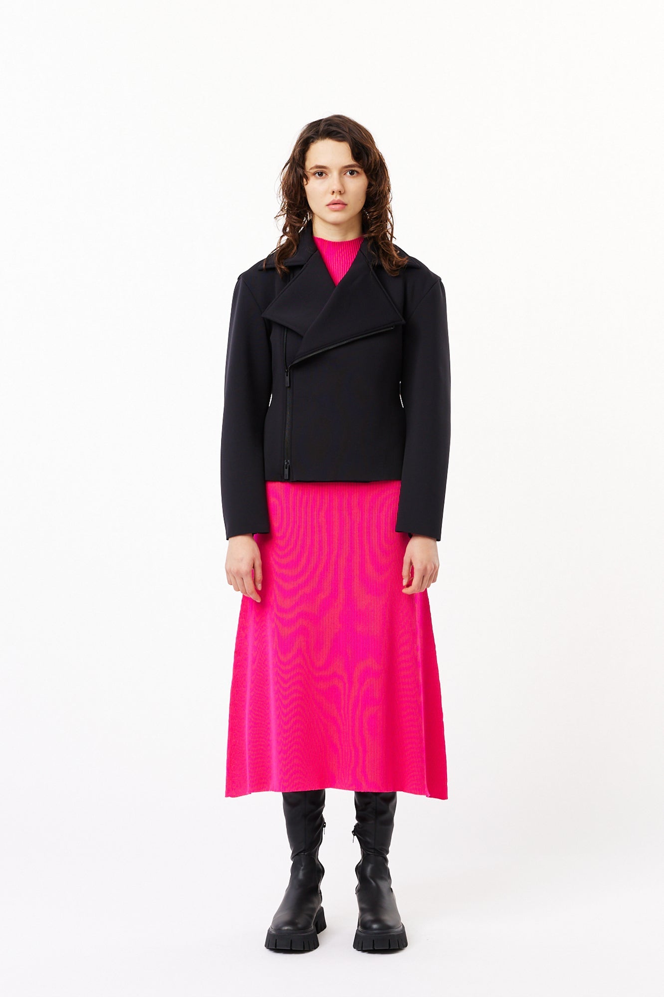 PORTRAIT LONG SLEEVE DRESS