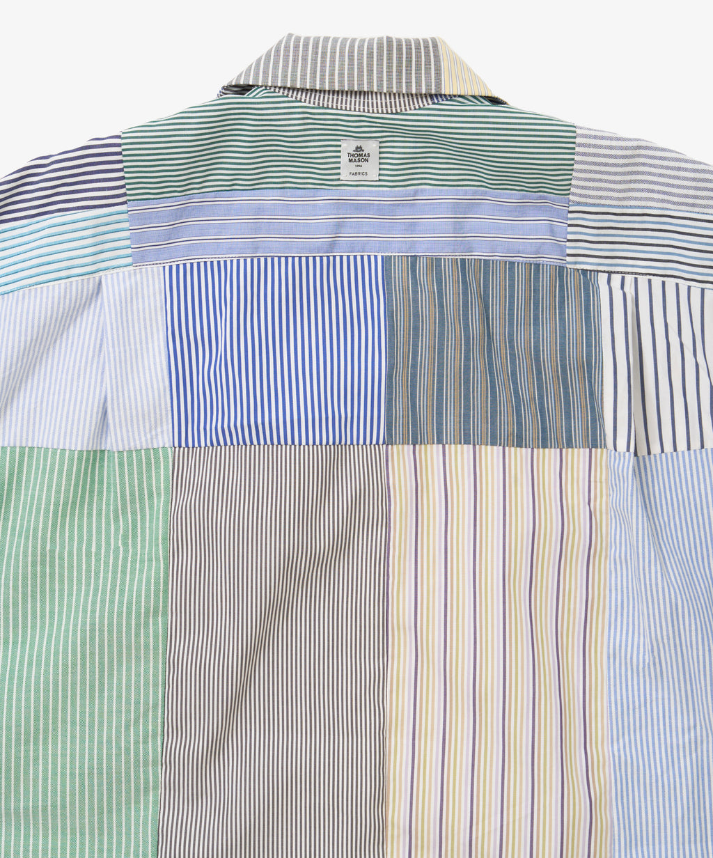 overshirt short sleeve stripe thirteen