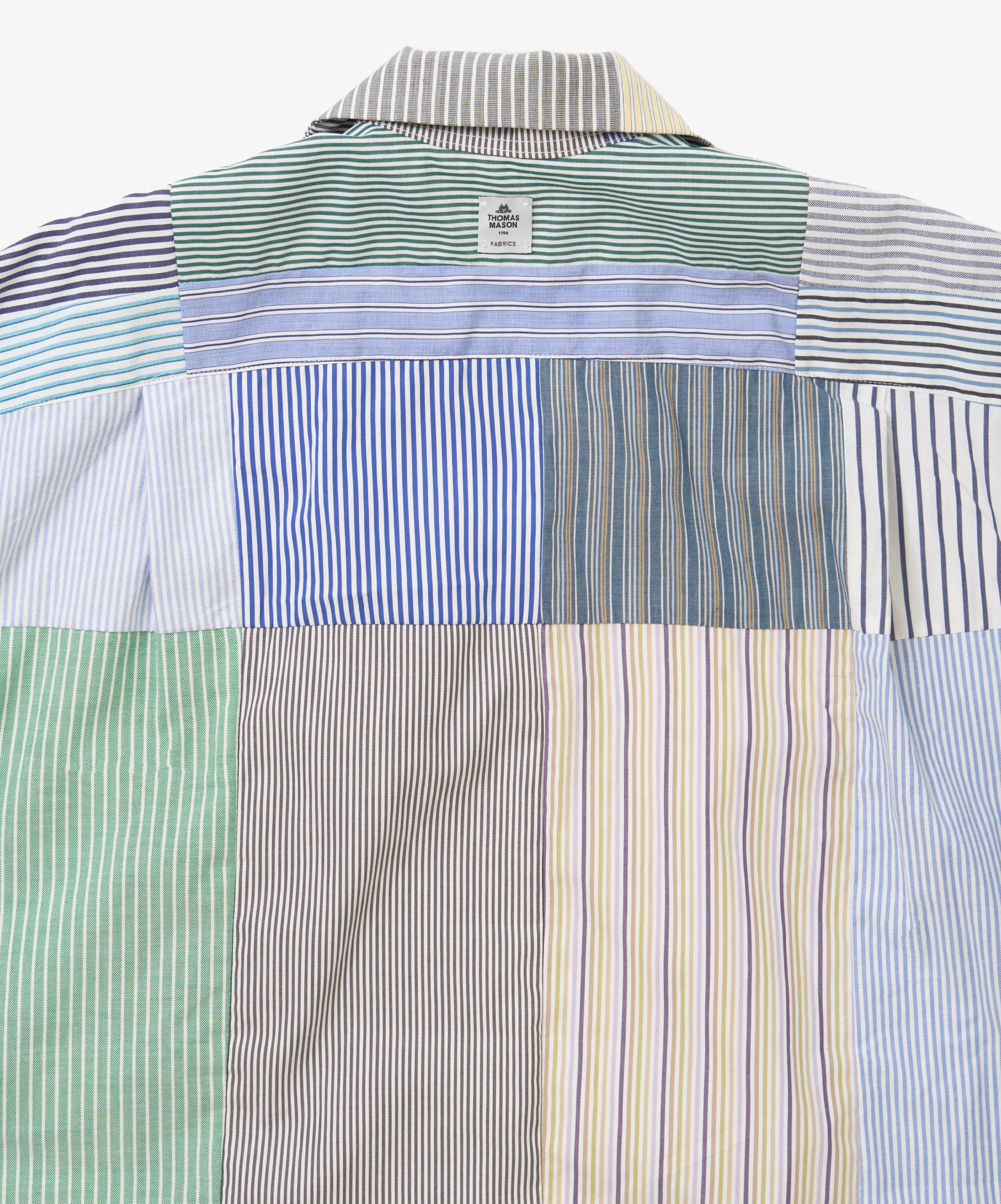 overshirt short sleeve stripe thirteen