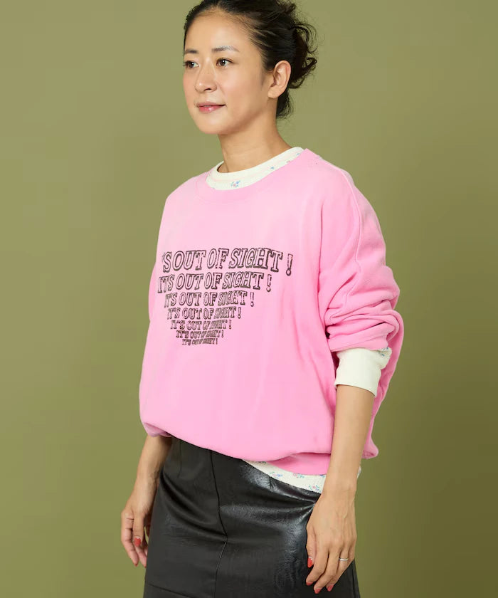 Fade Print Dolman Sweat
