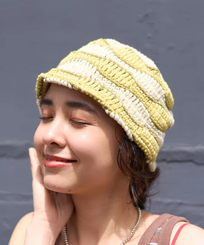 Wave Hand-Woven Knit Hat