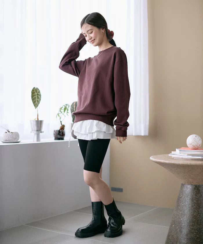 Organic Cotton Multiway Color Sweat / French Terry Sweat / Set Item