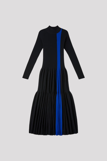 CASCADES MOCKNECK LONG SLEEVE DRESS