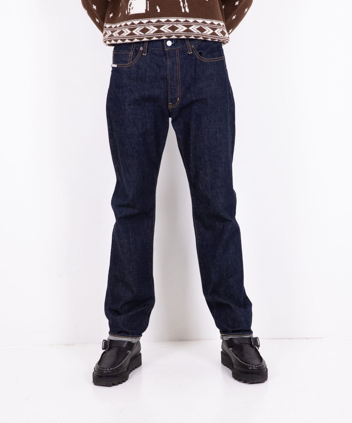 Straight Denim Pants