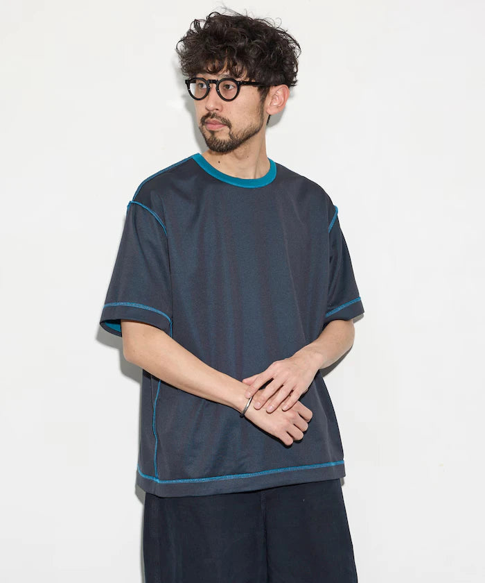 Relaxed Fit Reversible Cardboard Short Sleeve T-Shirt / Color Design