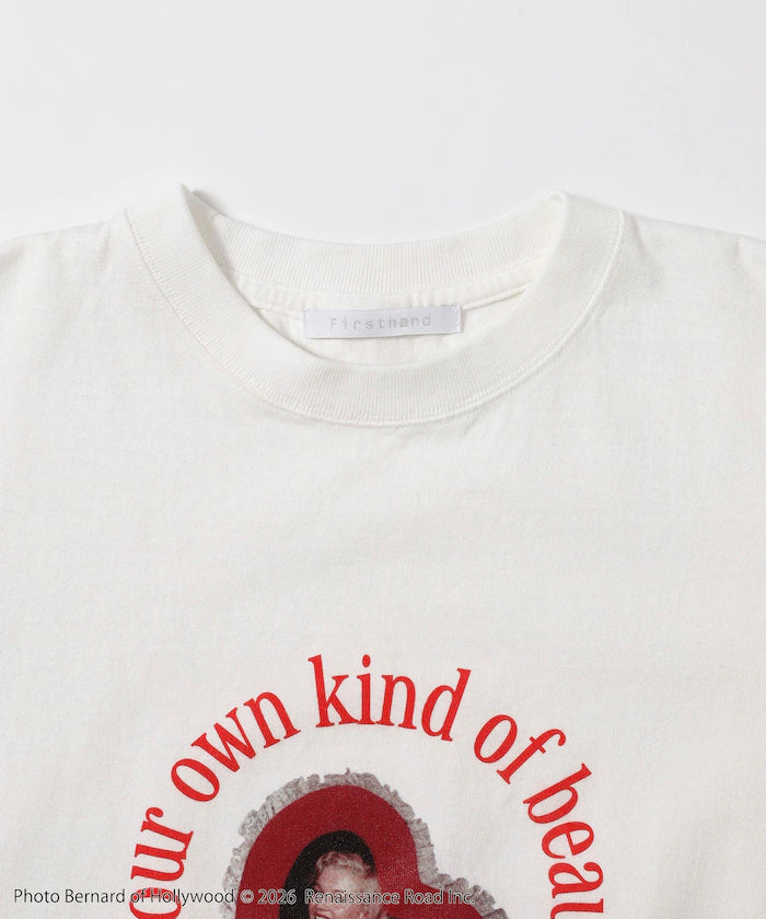 Marilyn Monroe Short Sleeve Heart Photo T-Shirt