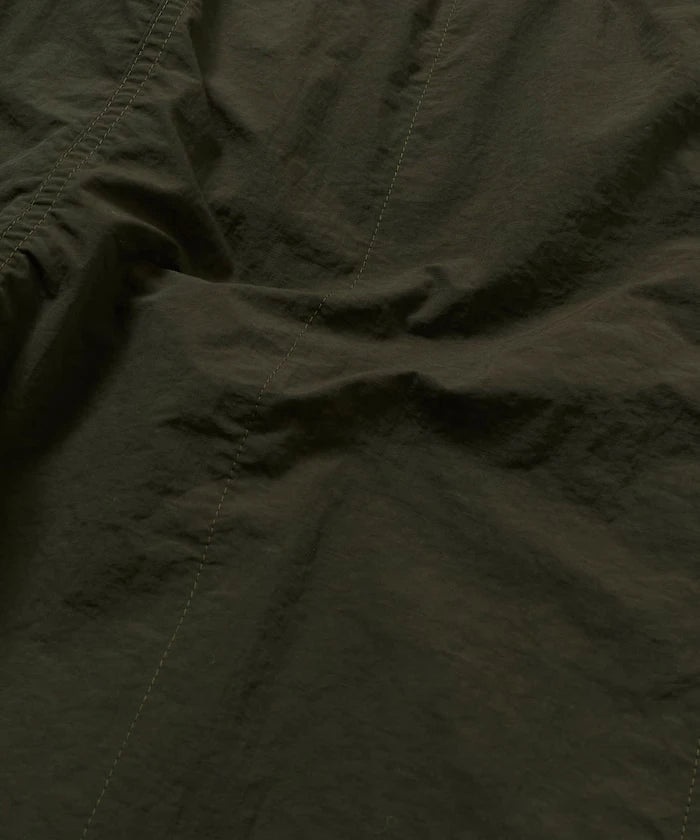 Nylon Medium Length Baggy Shorts