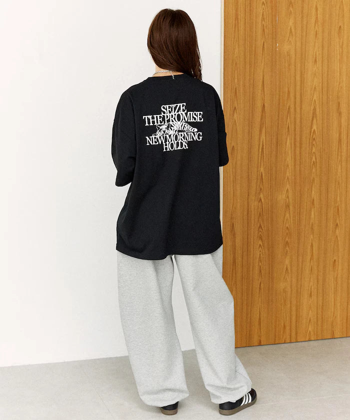 <Functional Material> PROMISE Cat Print T-Shirt Limited Release