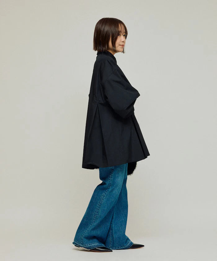 Box Stack Balloon Sleeve Long Sleeve Shirt