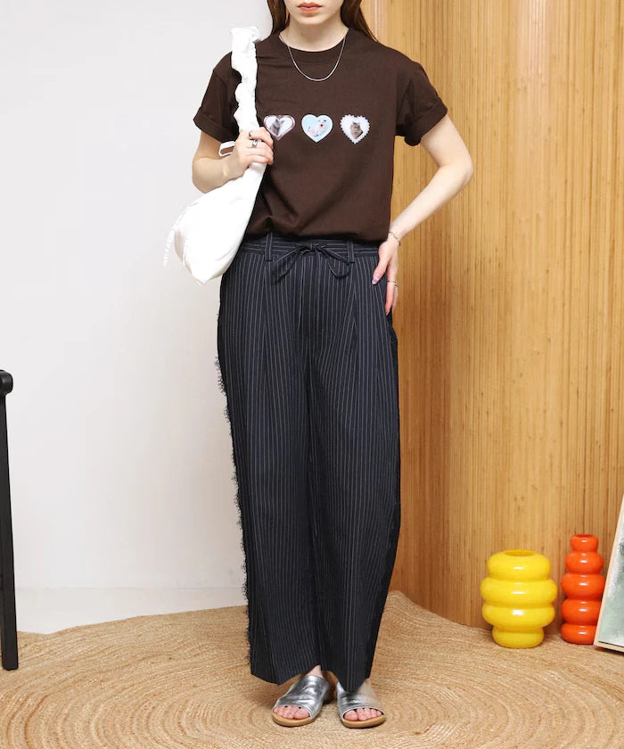 Organic Cotton Animal Heart Print T-Shirt
