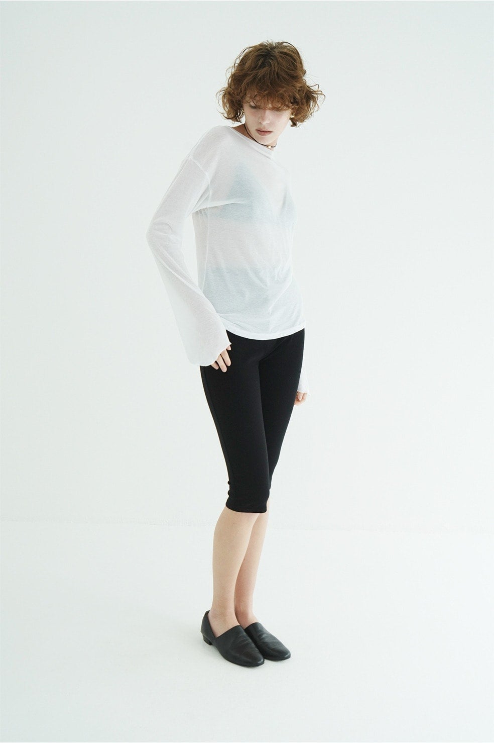 SHEER LOOSE CUT TOPS