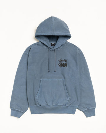 DICE HOODIE PIGMENT DYED