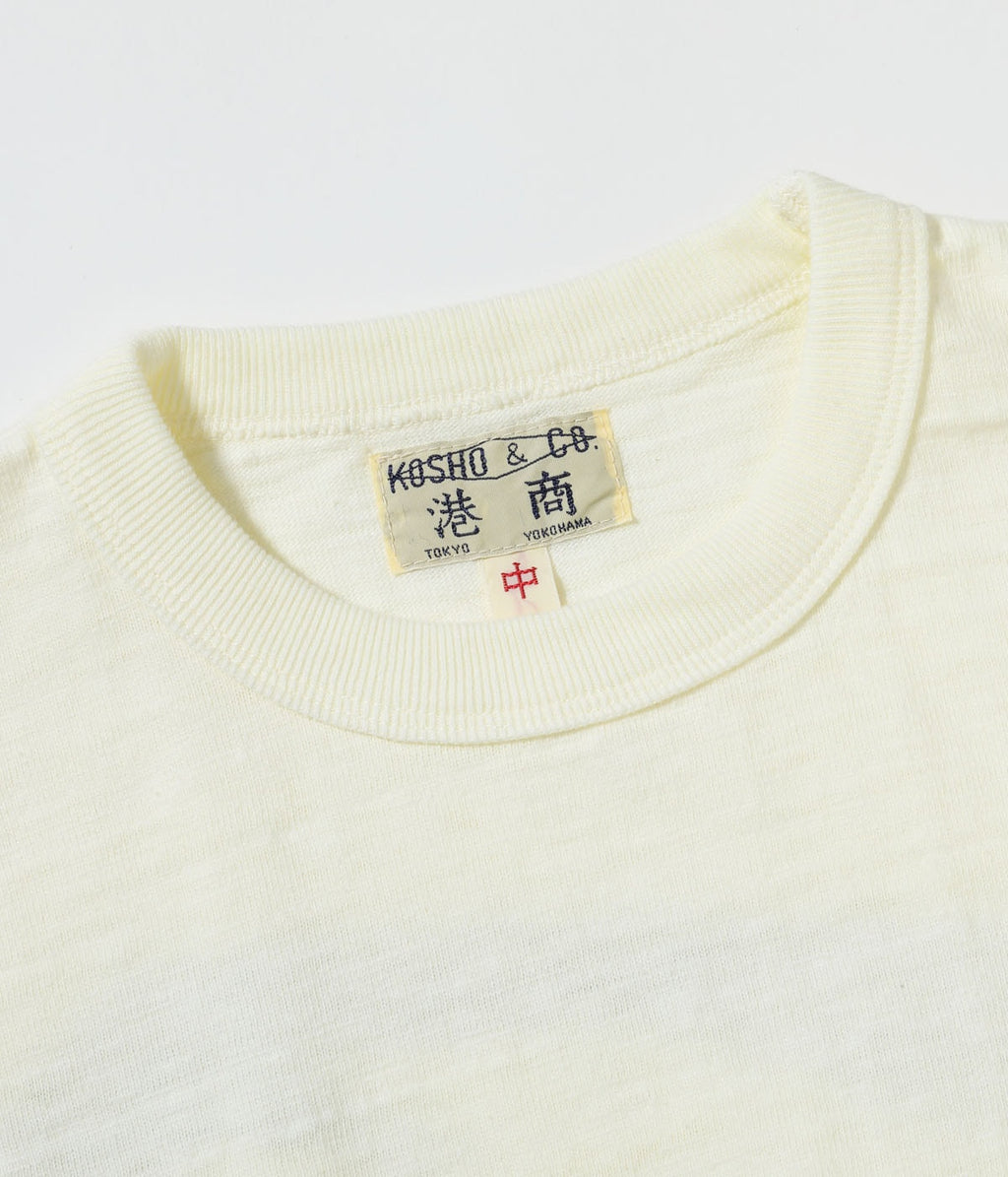 KOSHO & CO. SLUB YARN T-SHIRT "Ichiban"