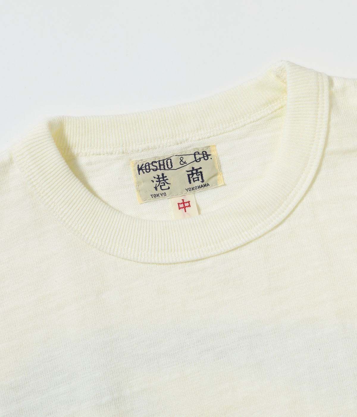 KOSHO & CO. SLUB YARN T-SHIRT "Ichiban"