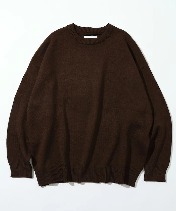 Sweat-like Lettered Knit / Jacquard Knit