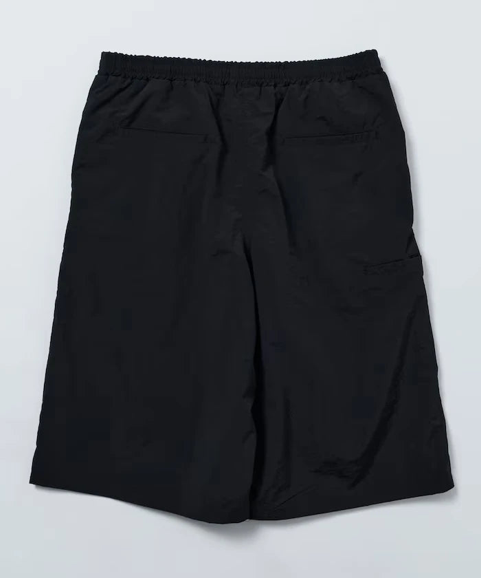 Nylon Sleek Water Length Baggy Shorts
