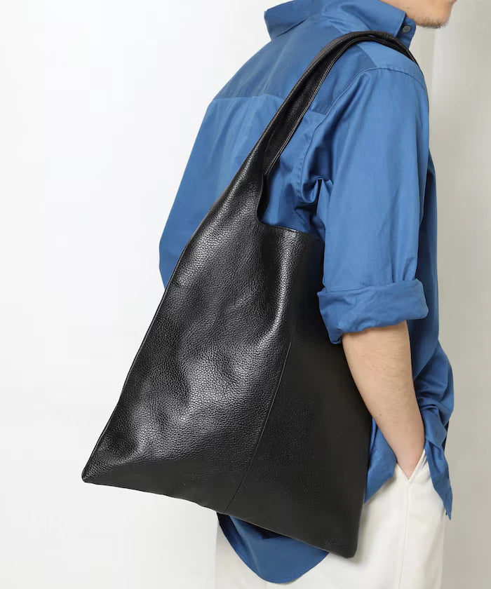 Leather Marche Bag / Leather Marche / Tote Bag / Cowhide / Water-repellent Leather