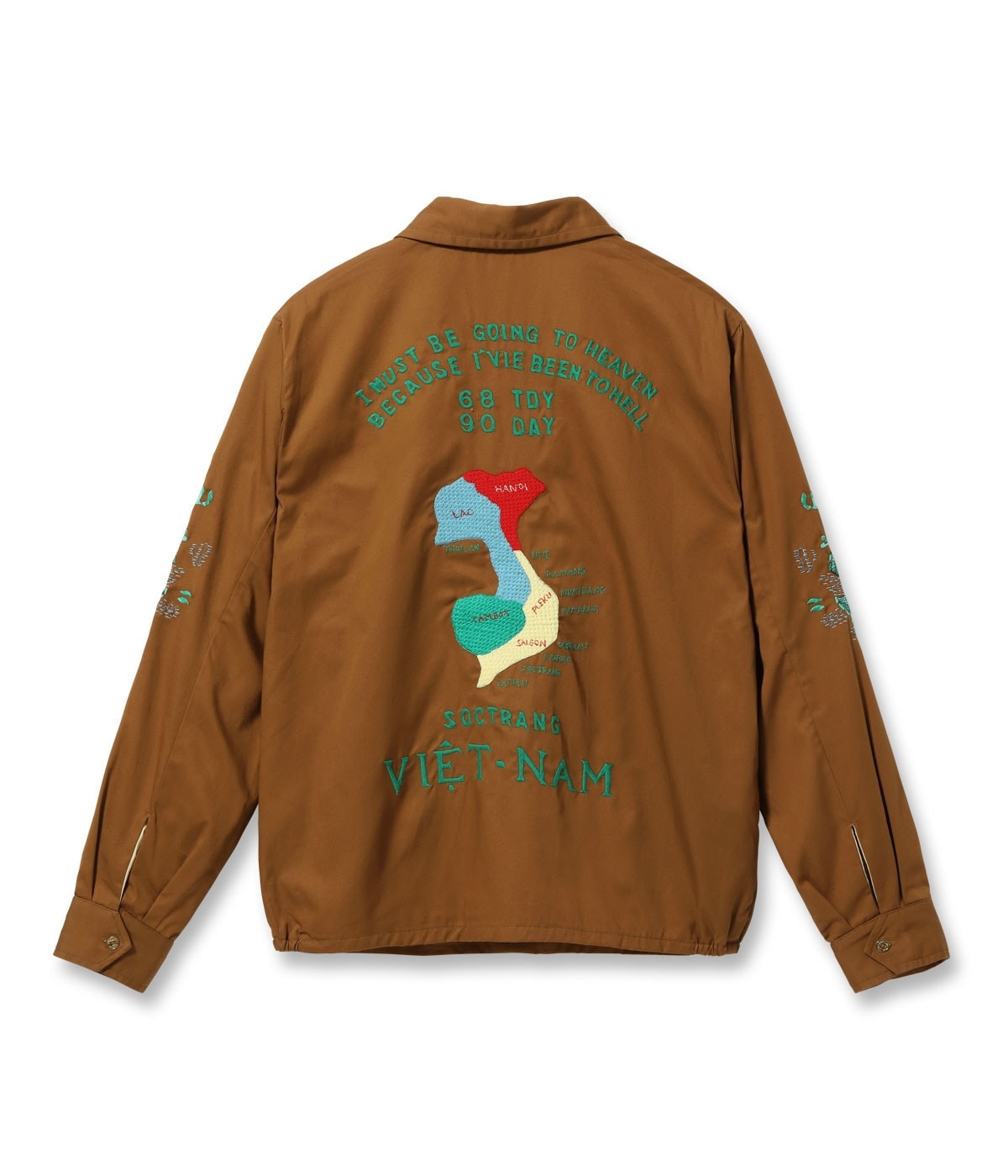 Late 1960s Style Cotton Vietnam Jacket “VIETNAM MAP”