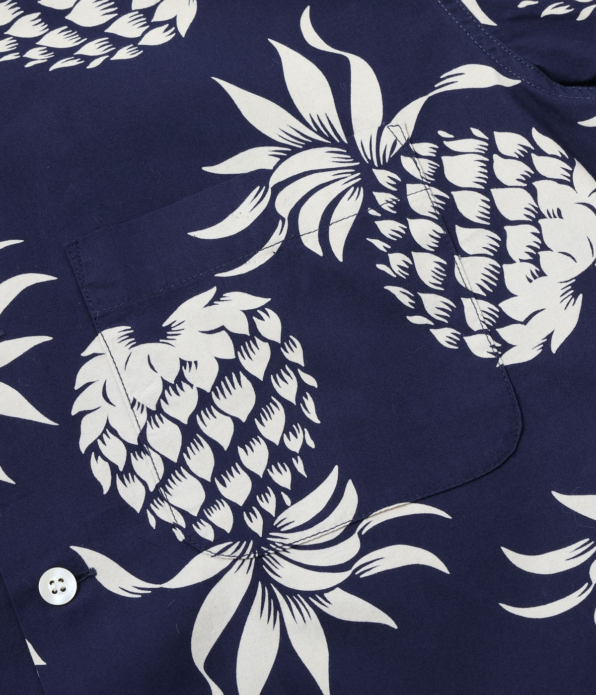 Duke Kahanamoku Cotton Hawaiian Shirt "Duke's Pineapple"