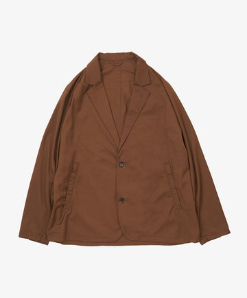 veste two button brown twill