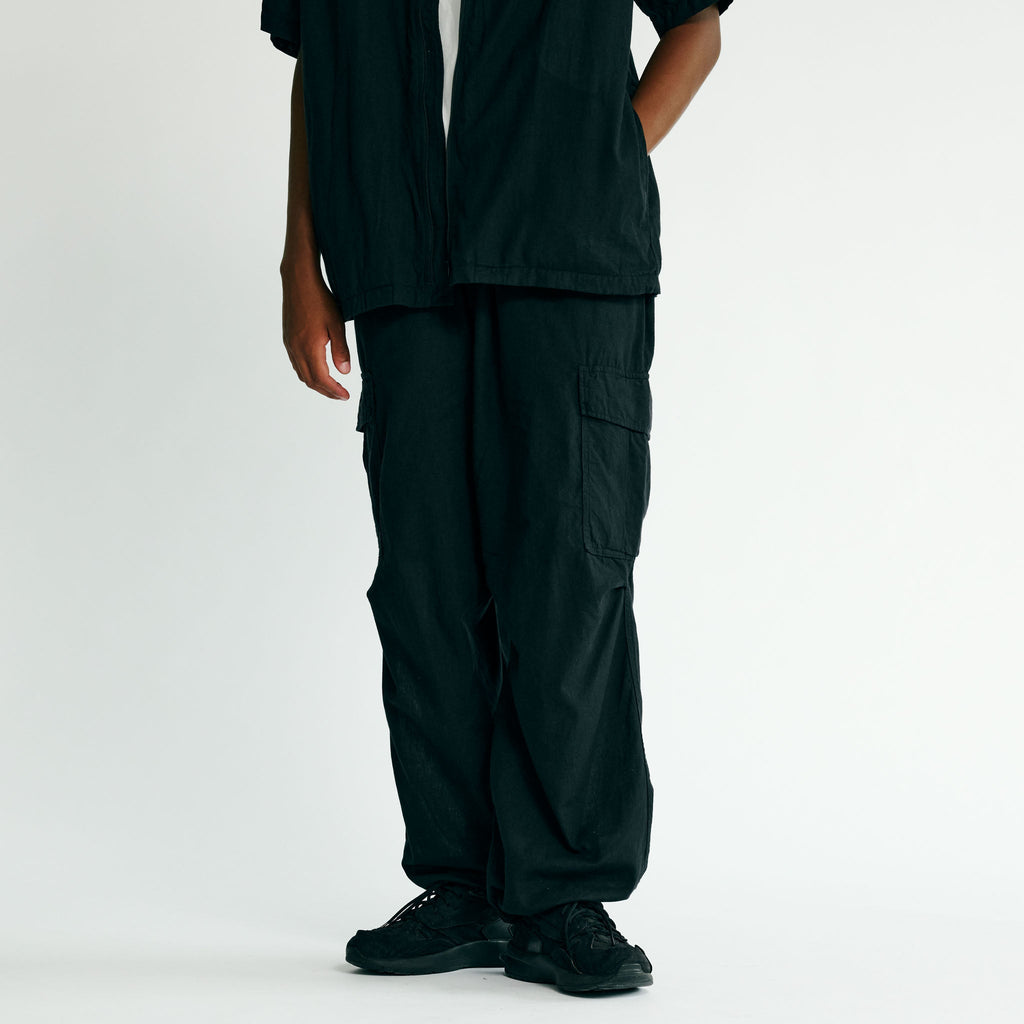 GL42526 / VAT DYE CHAMBRAY EASY CARGO PANTS