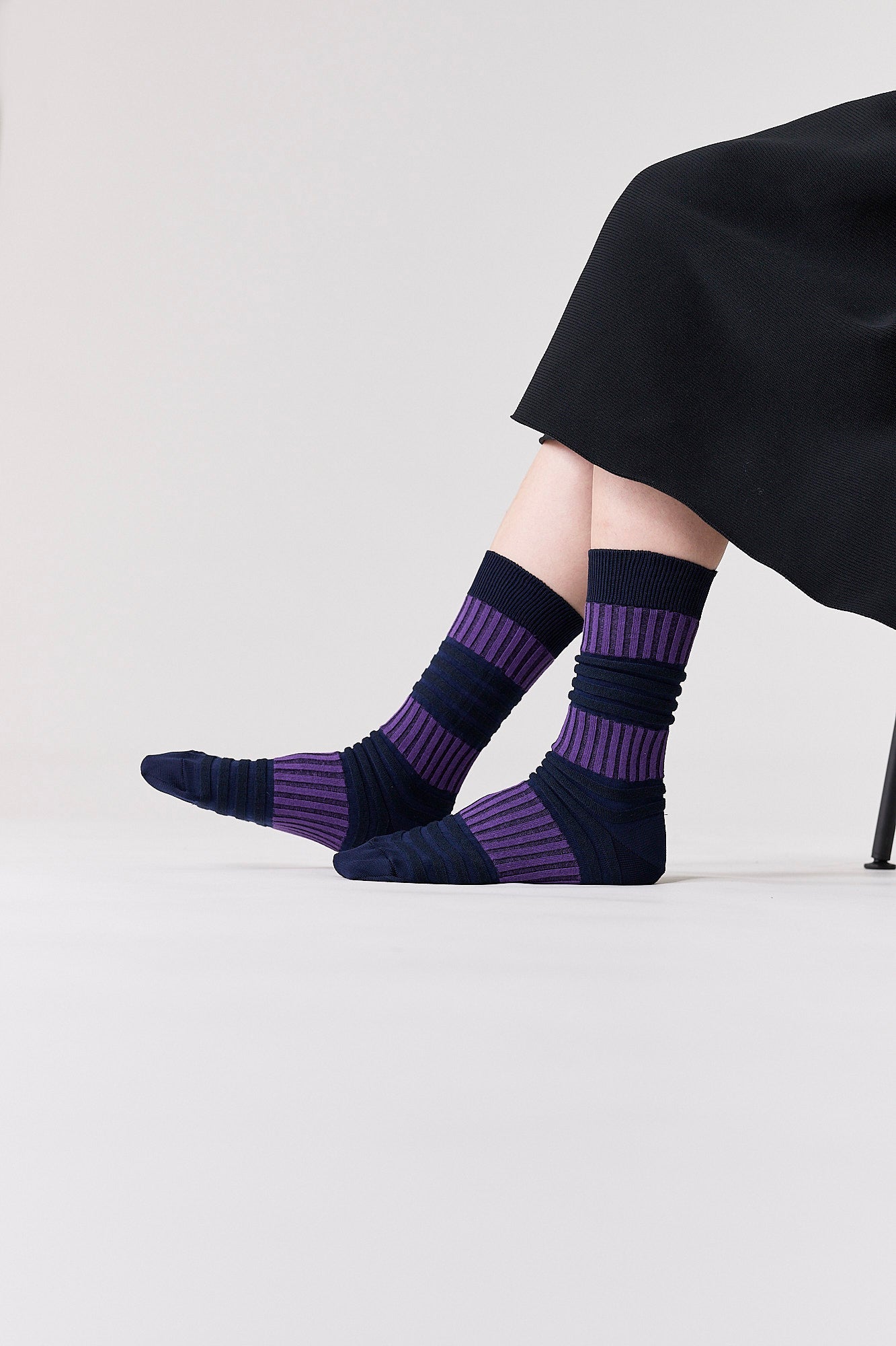 GARTER RIB SOCKS