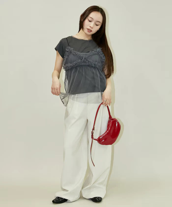 Tulle Bustier T-shirt Set Limited Edition