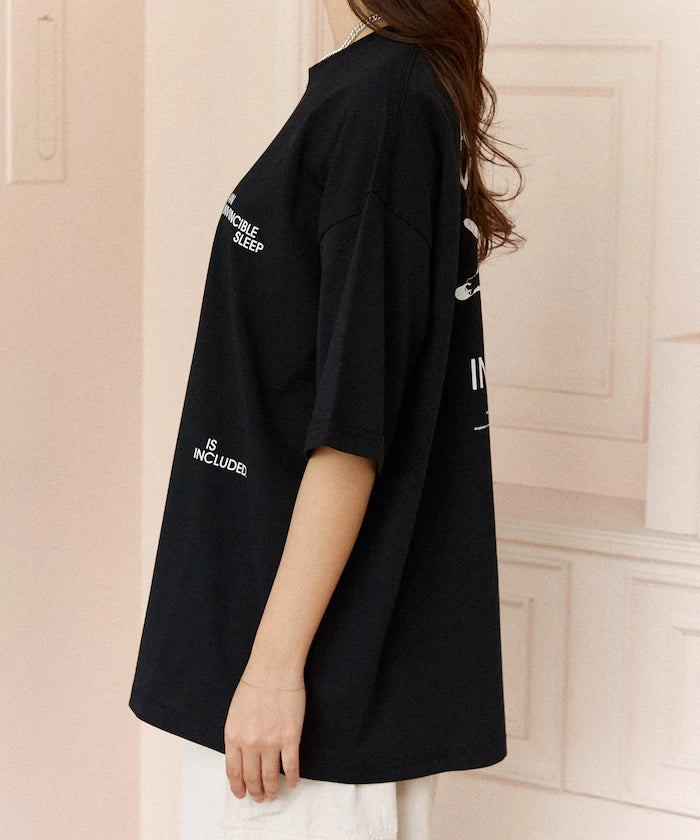 VINCIBLE SLEEP Cat Print T-Shirt Limited Edition