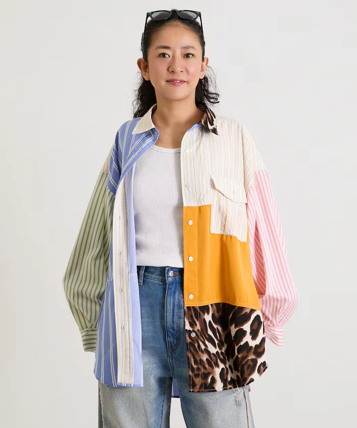 Patchwork Big Shirt