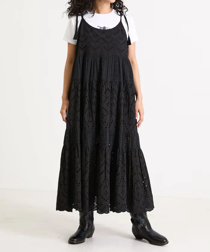 India Shifraretiard Shoulder Ribbon Camisole Dress