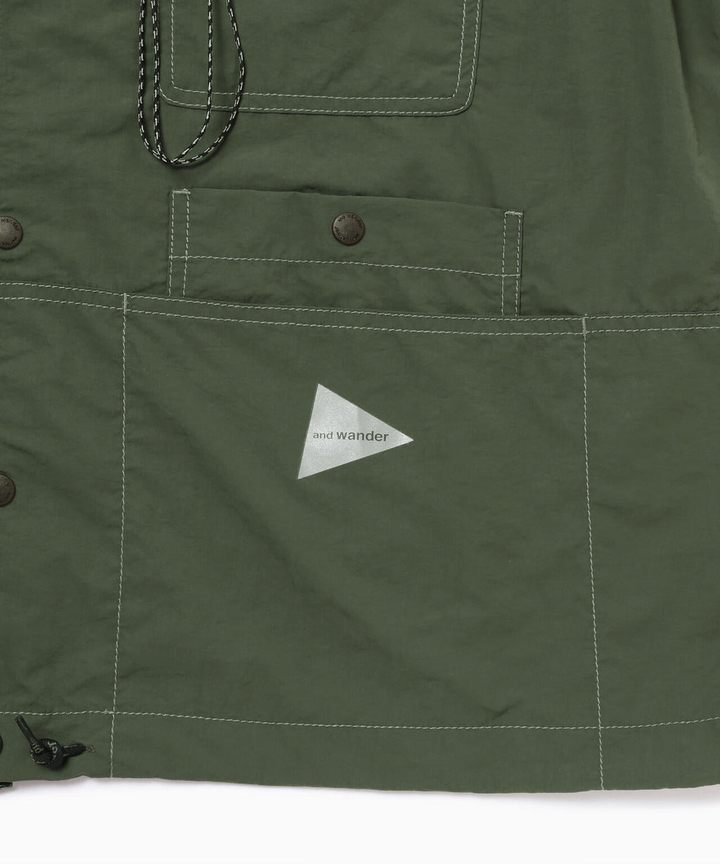crinkled nylon shrits jacket