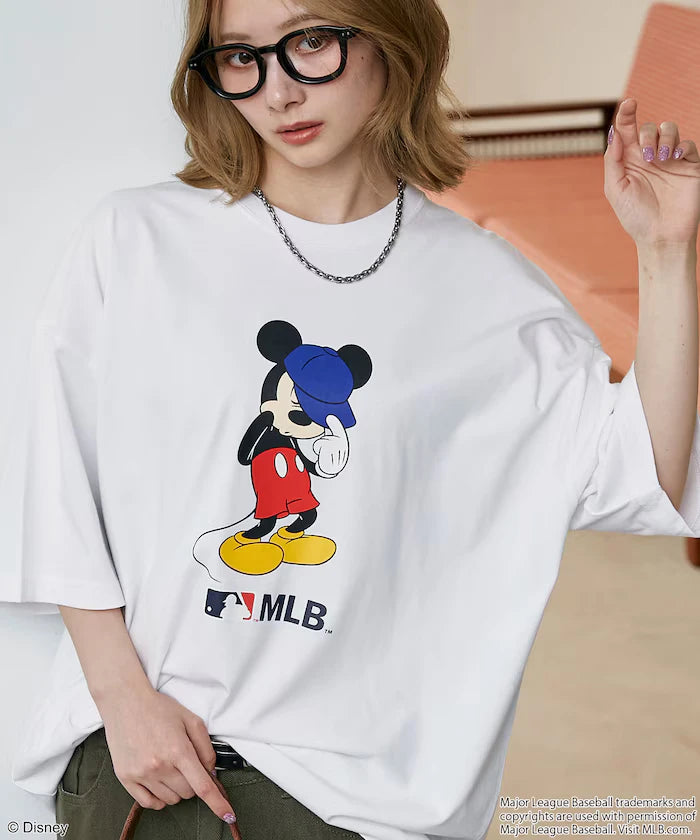 MLB/MICKEY MOUSE/Exclusive Print T-Shirt Limited Release