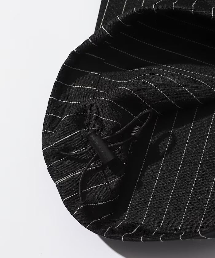 Spindle Stripe Easy Wide Pants / Compatible with Setup