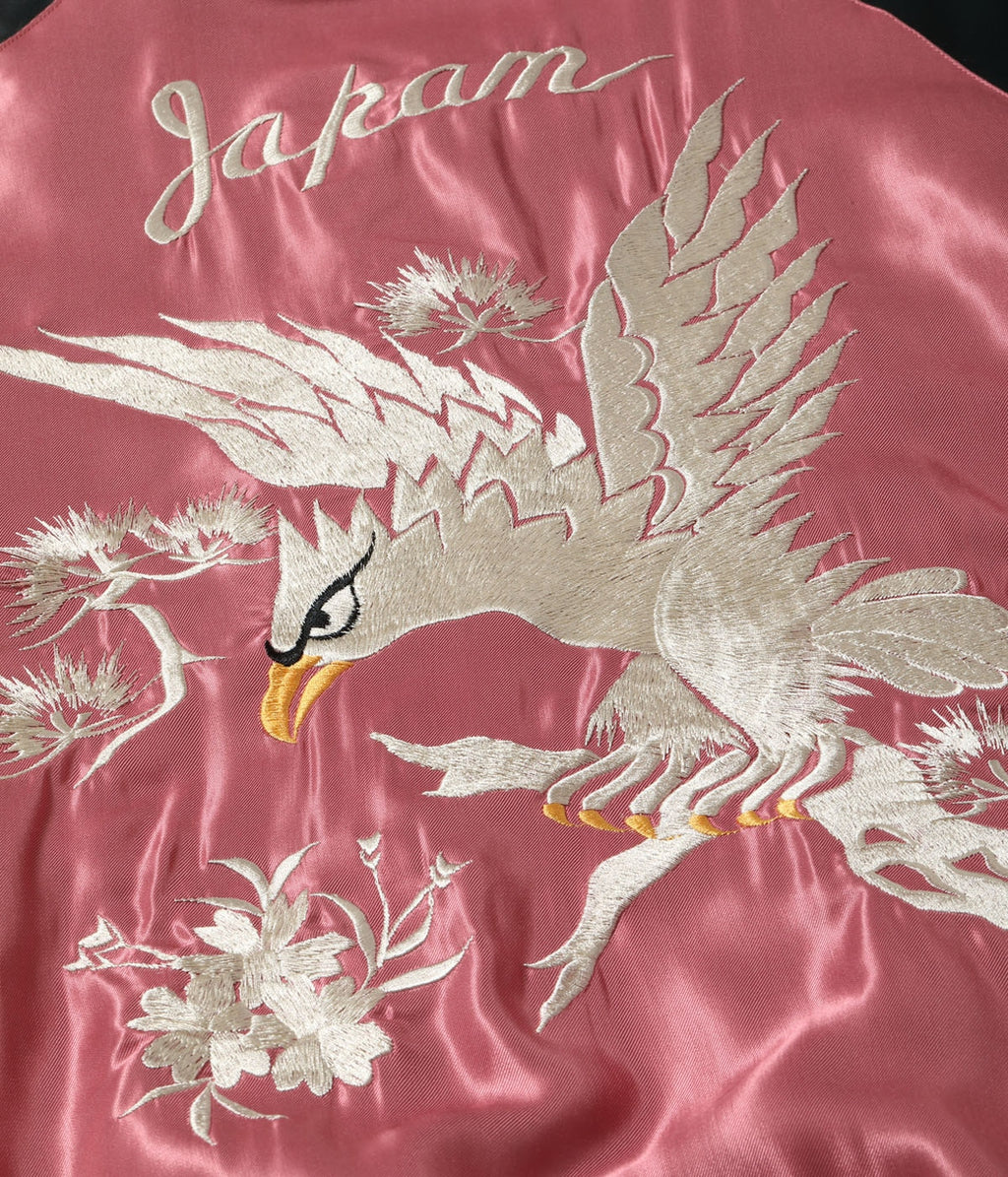 Early 1950s Style Acetate Souvenir Jacket “WHITE EAGLE” × “LANDSCAPE”