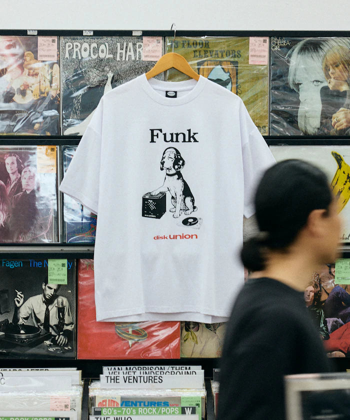 Limited Release diskunion×FREAK'S STORE Exclusive Beagle Big Silhouette Print Crew Neck T-Shirt