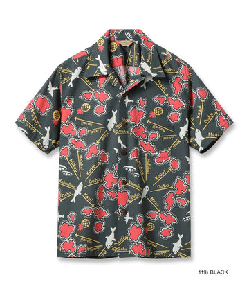 COTTON BROAD OPEN SHIRT “ROUND TRIP”