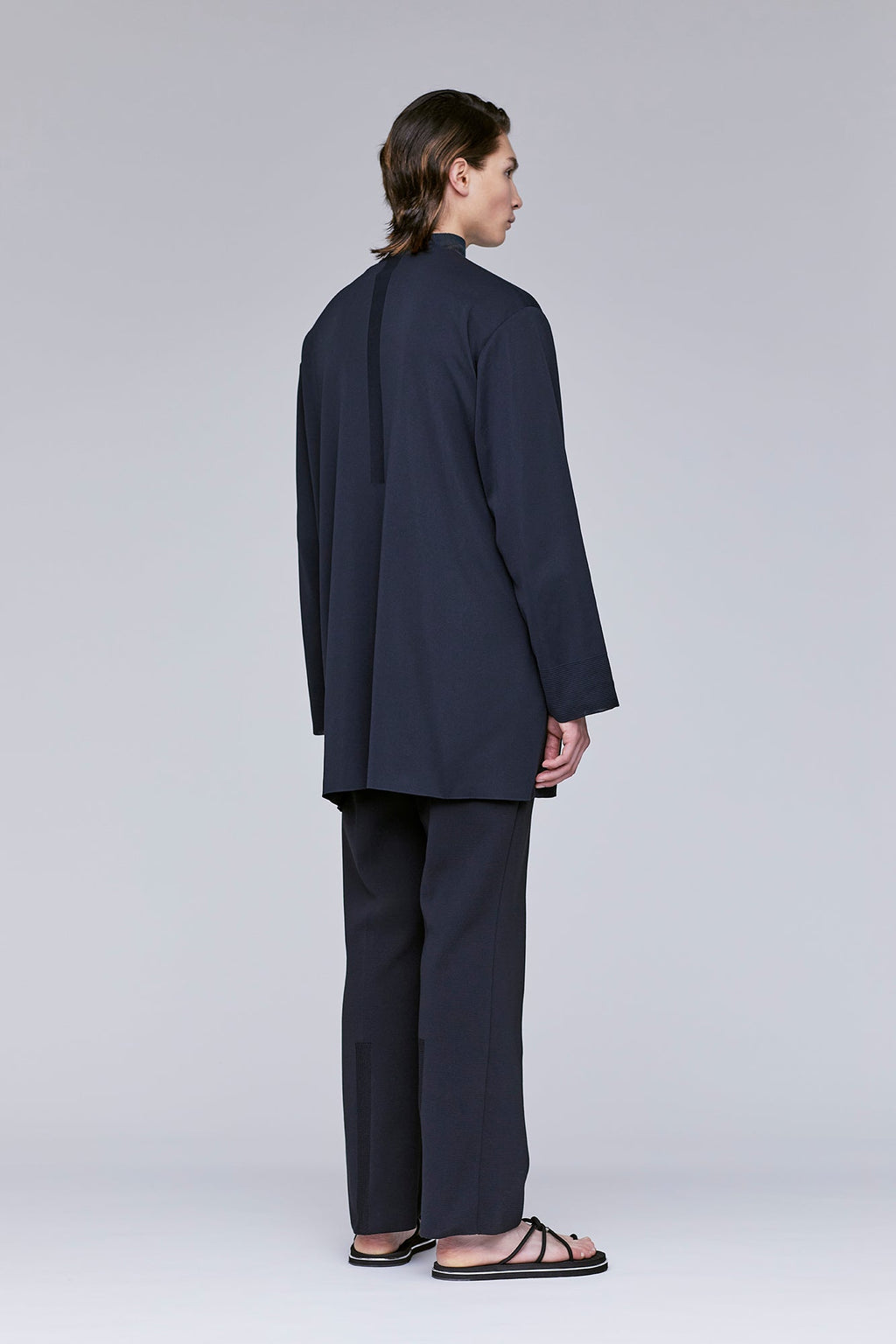 HIGH GAUGE MILAN LOOP BUTTONED PULLOVER SHIRT