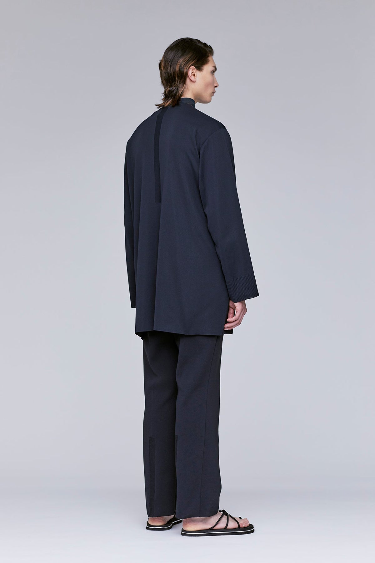 HIGH GAUGE MILAN LOOP BUTTONED PULLOVER SHIRT