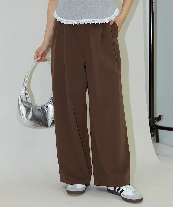 2-pleat slacks pants limited edition