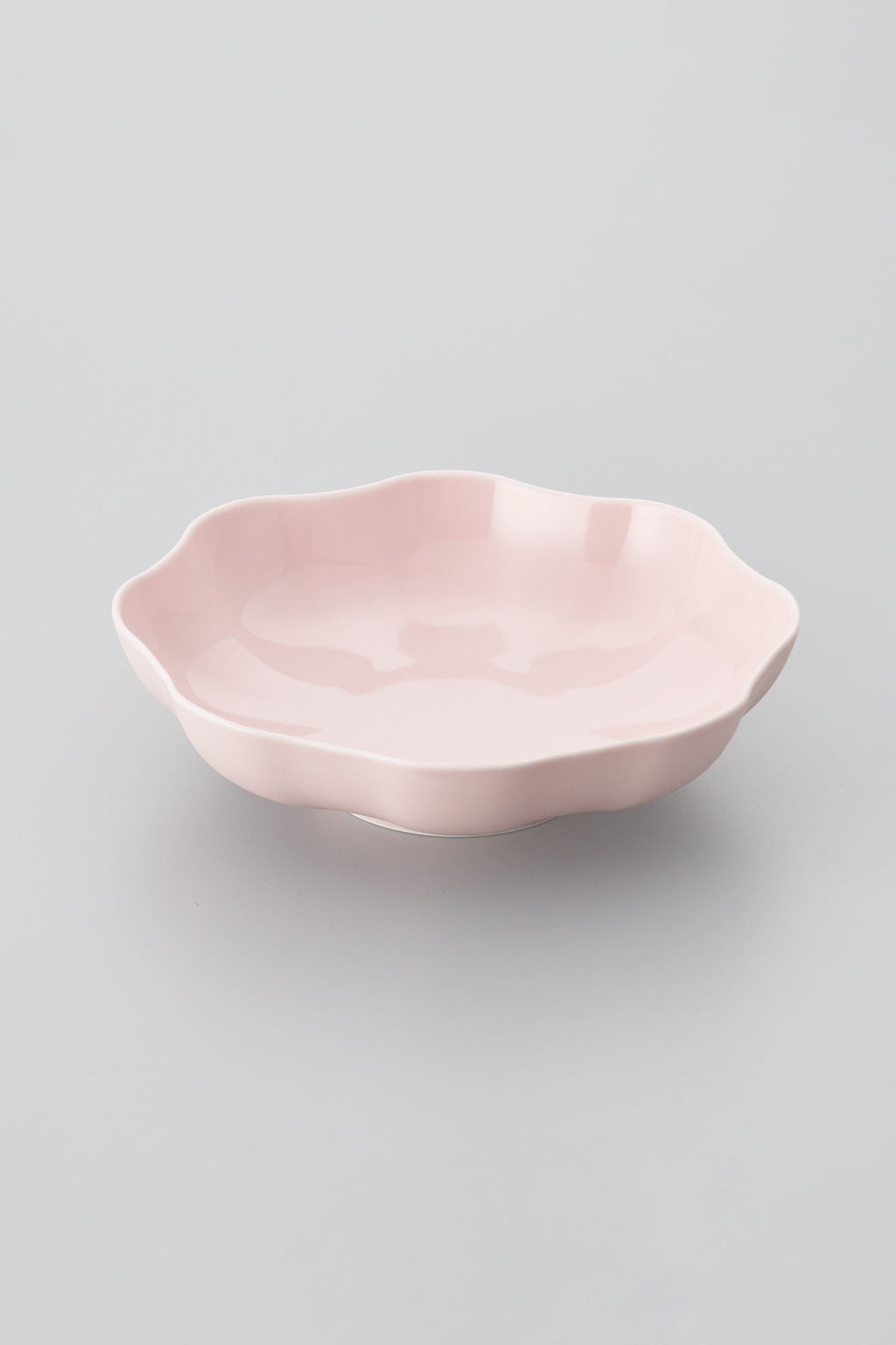 PORCELAIN POTTERY BOWL LARGE - EGGSHELL PINK