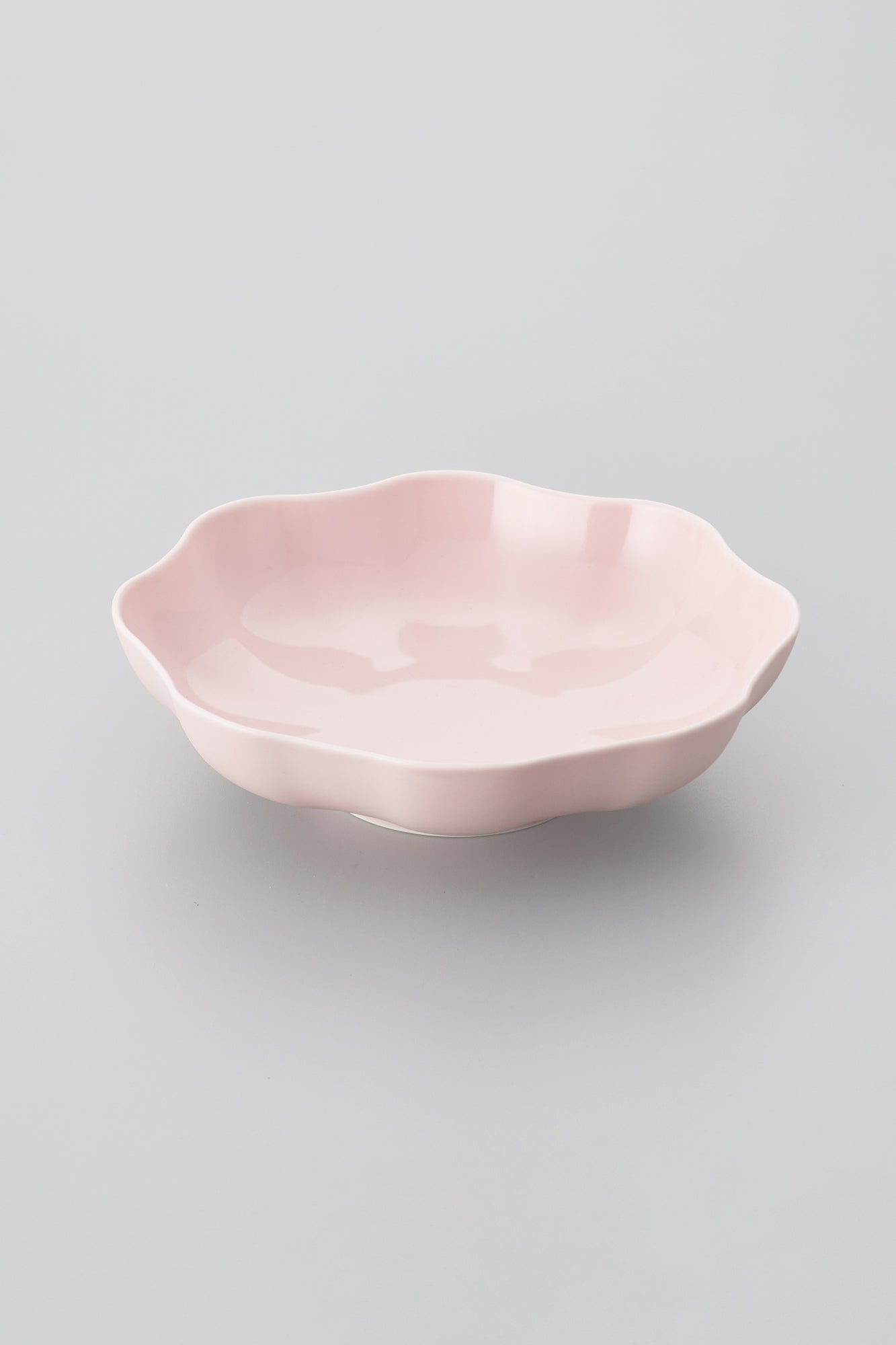 PORCELAIN POTTERY BOWL LARGE - EGGSHELL PINK