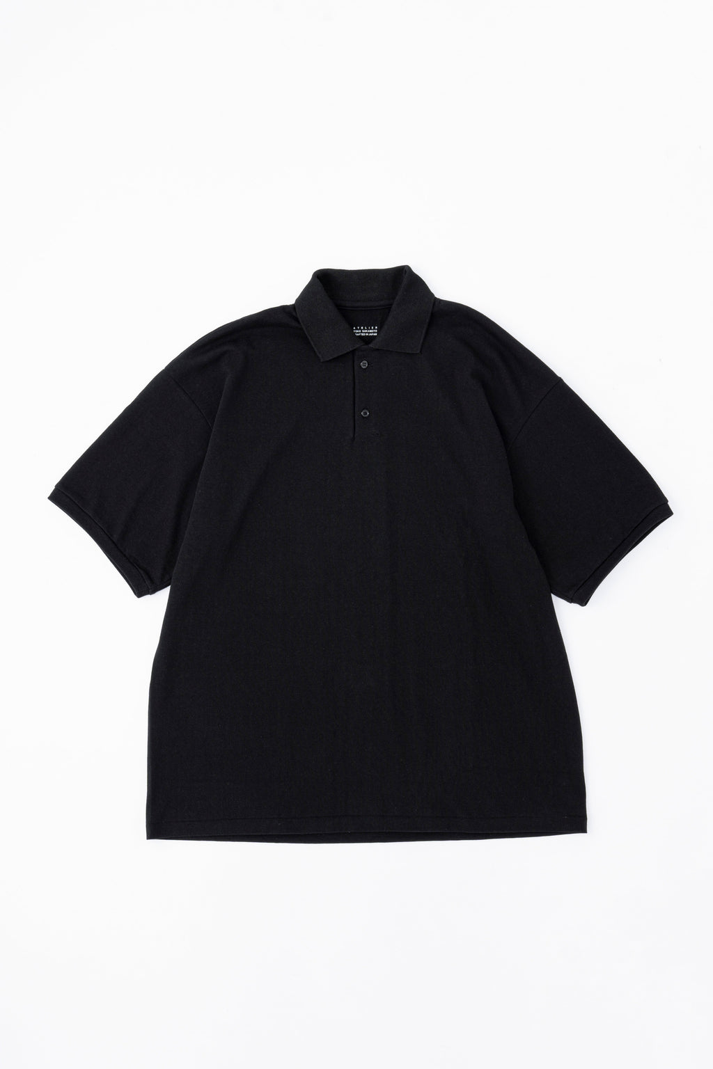 BOX TUBE POLO - BLACK