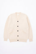 YAK KNIT CARDIGAN - WHITE