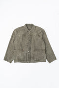PLEATS JACKET - MUGWORT