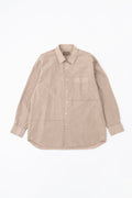 PULLOVER SHIRT (NATURAL GARMENT DYE) - AZUKI